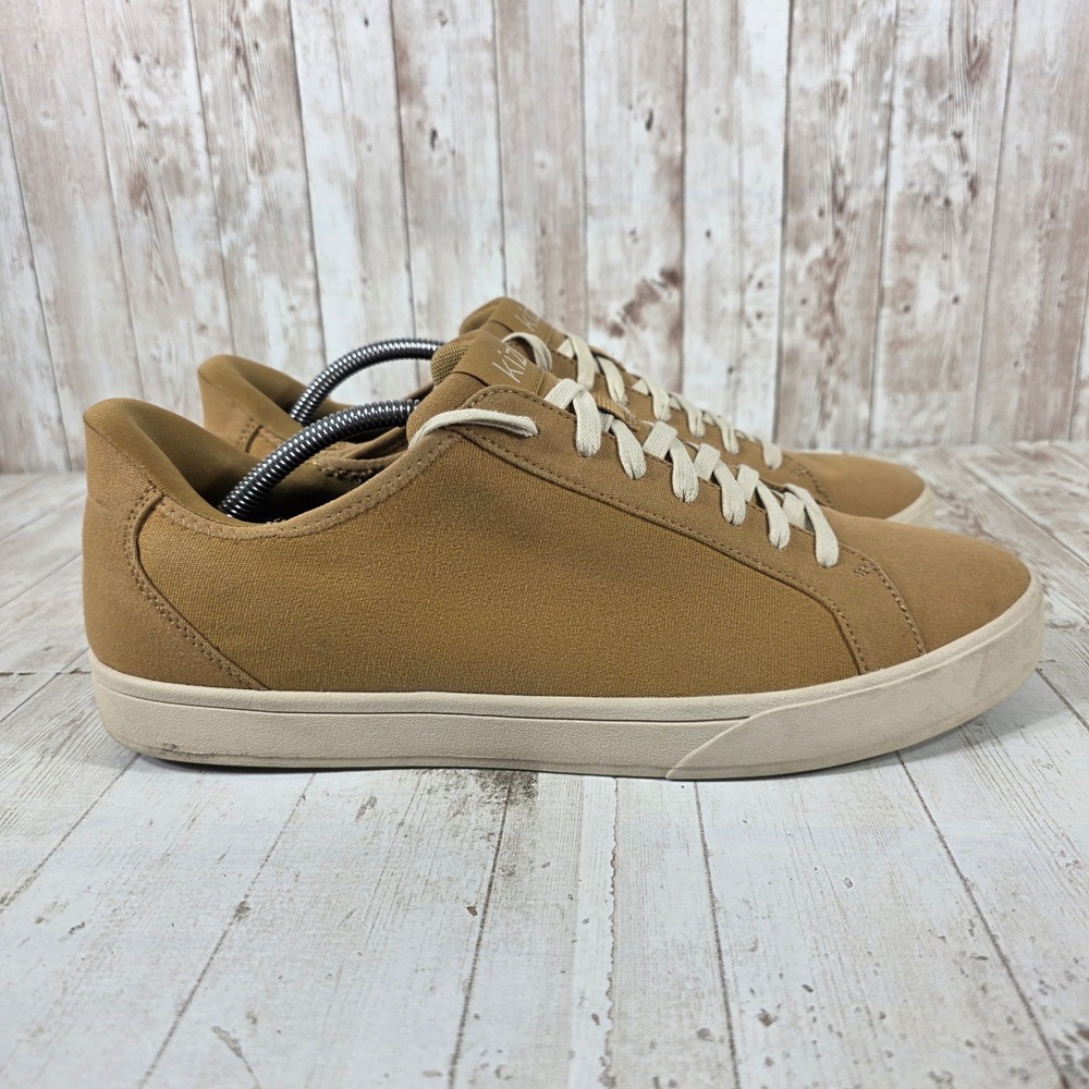 Kizik Madrid Eco Hands Free Sneakers Mens 12 Brown Low Top Shoes DIRVMS07-1D